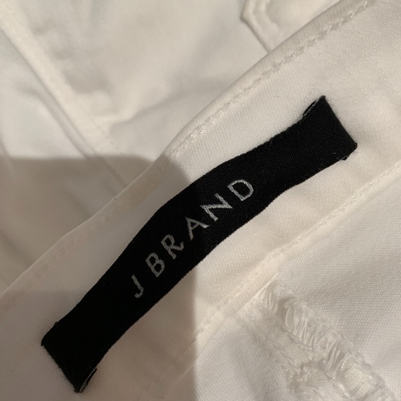 White Mid Rise J Brand Jeans - Picture 4 of 4